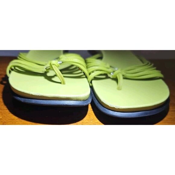 New Madeline Shauna sandals flip flop size 7M pink leather summer - Picture 9 of 14